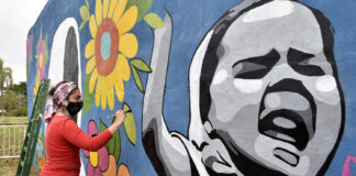 Tigre: En el marco de la Semana de la Memoria, el Municipio impulsó un nuevo mural participativo en El Talar