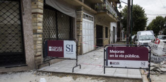 San Isidro: Nuevas veredas para los comercios de Beccar