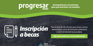 San Fernando: Abrió la preinscripción a las Becas Progresar en el Centro Universitario Municipal