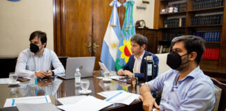 Kicillof se reunió con intendentes e intendentas del Área Metropolitana