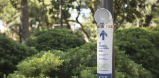 San Isidro: Se colocan 200 colilleros en plazas para tirar los restos de cigarrillos