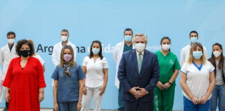 El Presidente anunció 134 nuevas obras por más de 10.000 millones de pesos para reforzar el sistema sanitario ante la segunda ola de Covid