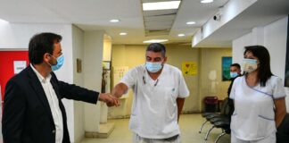 Escobar: Entregó un subsidio de $3 millones al Hospital Provincial Erill para la incorporación de 12 camas de internación Covid-19 y la realización de otras obras importantes