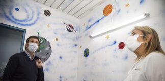 San Isidro: Pintan y decoran salas del Hospital Materno Infantil para contener a niños