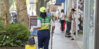 San Isidro: Intensifican tareas de limpieza en los Centros Comerciales del partido