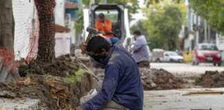 San Isidro: Renuevan pavimentos en diferentes sectores de Martínez