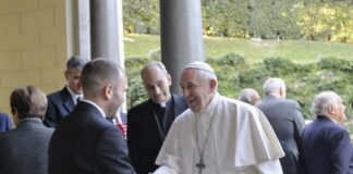 El papa Francisco se reunió con Guzmán en el Vaticano