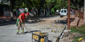 Escobar: Obras de estabilizado, bacheo y alumbrado en distintos puntos del partido