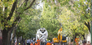 San Isidro: Pavimento nuevo en la calle Héroes de Malvinas