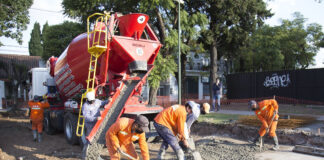 San Isidro: Pavimento nuevo en Beccar