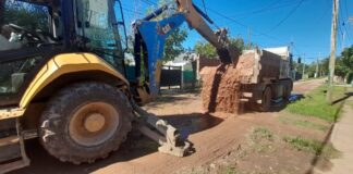 Escobar: Continúa con los trabajos de mantenimiento del espacio público y estabilizado de calles