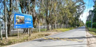 Escobar: Sujarchuk supervisó la obra de pavimentación de la calle El Dorado que ofrece un acceso renovado a Ingeniero Maschwitz