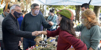 Tigre: Zamora y Javier Rodríguez recorrieron la feria “Mercados Bonaerenses”