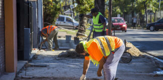 San Isidro: Veredas nuevas para comercios de Beccar