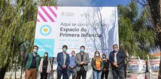 San Fernando: Andreotti y Arroyo recorrieron la obra de la Unidad de Desarrollo Infantil de Villa Jardín y firmaron convenio