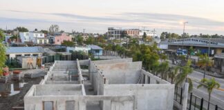 San Fernando: Andreotti recorrió el avance de obra de la segunda Escuela de Oficios del Municipio