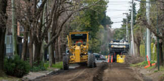 San Isidro: Tareas de repavimentación en un tramo de la calle Tejedor en La Horqueta