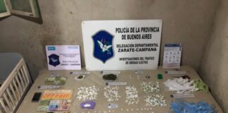 Escobar: Desbaratan un búnker de droga en Garín, tres detenidos y más de 400 gramos de cocaína incautados