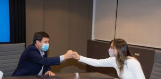 Malena Galmarini y Daniel Arroyo firmaron un convenio de colaboración para “Potenciar Trabajo”