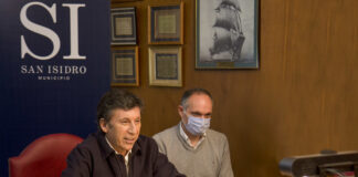 San Isidro: Posse habló con vecinos sobre la actividad comercial durante la pandemia