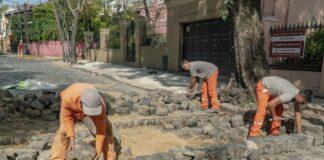 San Isidro: Siguen los trabajos para preservar adoquines en el casco histórico