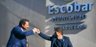 Escobar: Sujarchuk y Kicillof inauguraron la ampliación de la UDP Garín Sujarchuk Kicillof