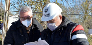 Tigre: Con Inversión municipal, Zamora recorrió obras de gas, poda y pavimentos