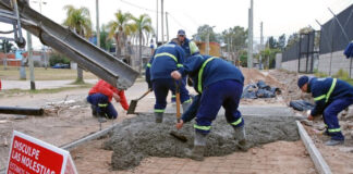 Tigre: El Municipio pone en valor veredas en Don Torcuato