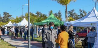 San Fernando: Andreotti participó del operativo “El Municipio en tu Barrio”, se realizó en el Parque del Bicentenario