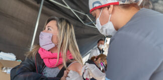 San Isidro: Más de 300 vecinos se acercaron a las postas sanitarias en Martínez