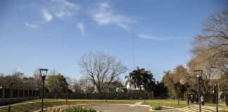 San Isidro: Nueva plaza que funciona como reservorio en Beccar