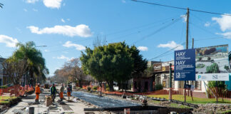 San Isidro: Avanzan los trabajos en la calle Primera Junta en el Bajo