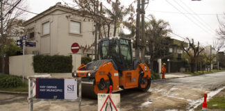 San Isidro: Más de 6.000 metros cuadrados de pavimento nuevo en el Bajo