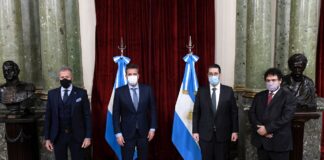 Sergio Massa, junto a entidades judías y parlamentarios de la región, recibe al congreso latinoamericano contra el terrorismo