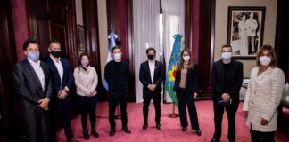Kicillof se reunió con representantes de cámaras empresariales bonaerenses