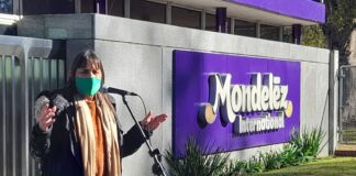 Tigre: Romina Del Plá en la planta de Mondelez, “El programa ‘Te sumo’ del gobierno es un fraude, hay que terminar con la precarización laboral”