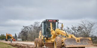 Escobar: Se avanza con la pavimentación de la calle Libertad
