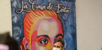 Pilar: Achával junto a Mariel Fernández acompañaron la inauguración de La Casa de Evita