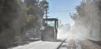 Escobar: Se avanza con la pavimentación de las calles Libertad y La Pista