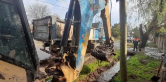 Escobar: Continúan los trabajos de bacheo, estabilizado y mantenimiento del espacio público en todo el distrito