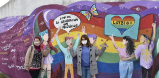 Tigre: Gisela Zamora acompañó la culminación de la Semana del Orgullo LGBTIQ+ con la presentación de un mural en El Talar