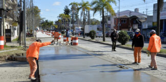 Tigre: Zamora supervisó la remodelación integral de la Ruta 9 en General Pacheco