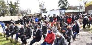 Tigre: Julio Zamora y Gisela Zamora acompañaron la inauguración del Espacio para la Memoria Padre “Pancho” Soares