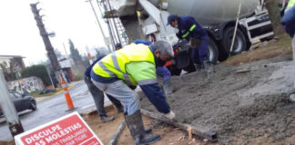 Tigre: Se avanza con la construcción de nuevas veredas en Ricardo Rojas