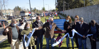 Tigre: Zamora inauguró la senda aeróbica “Radio Nacional”, el espacio público N°60 renovado por el Municipio
