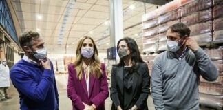 Pilar: Achával y Laurent recibieron a Tolosa Paz, Galmarini y Español en el Parque Industrial