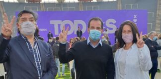 Escobar: Ariel Sujarchuk, María Laura Guazzaroni y Javier Rehl participaron del plenario del Frente de Todos en La Plata