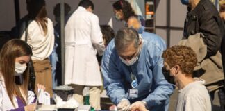 San Isidro: Hisopados, test de anticuerpos y vacunación antigripal en vía pública
