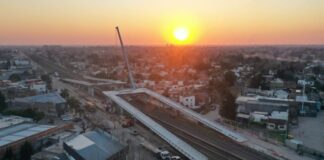 Trenes Argentinos finalizó la instalación de dos nuevos puentes modulares para la Línea Sarmiento