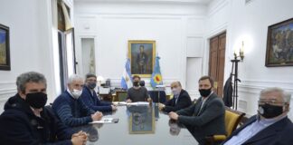 Kicillof recibió a la comisión directiva de CARBAP